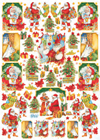  83 Paper for Decoupage 50x70 cm., Father Christmas 3